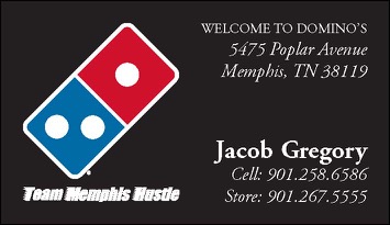 Business Card for Domino's GM